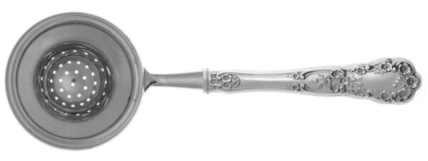 Buttercup (Sterling, "Gorham") Tea Strainer Overcup Serving-Stainless Bowl HC