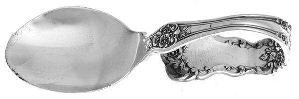 Buttercup (Sterling, "Gorham") Baby Spoon with Curved Handle HC