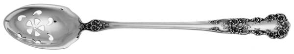 Buttercup (Sterling, "Gorham") Pierced Bowl Short Handle Olive Spoon