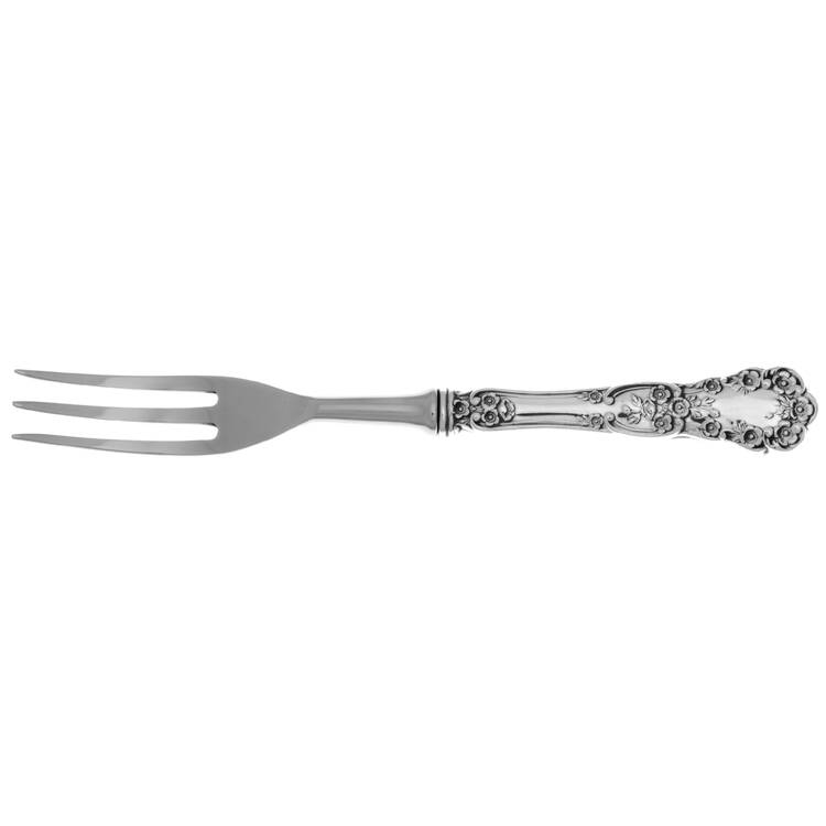 Buttercup (Sterling, "Gorham") Individual Fruit Fork with Stainless Tines