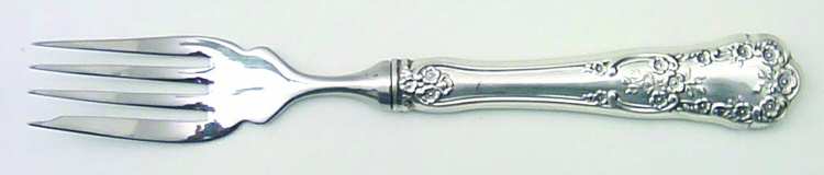 Buttercup (Sterling, "Gorham") Individual Hollow Fish Fork, Stainless Tines