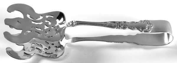 Buttercup (Sterling, "Gorham") Solid Piece Aspragus Tongs