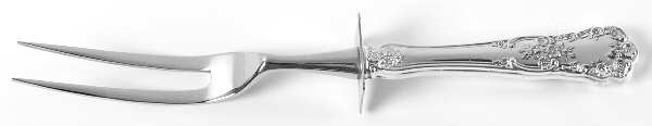 Buttercup (Sterling, "Gorham") Large Stainless-Prong Roast Carving Fork