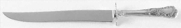 Buttercup (Sterling, "Gorham") Large Carving/Roast Knife StnlBl w/Sterling Guard
