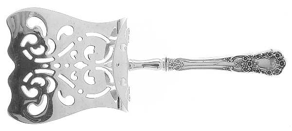 Buttercup (Sterling, "Gorham") Hollow Asparagus Server with Silverplate Hood