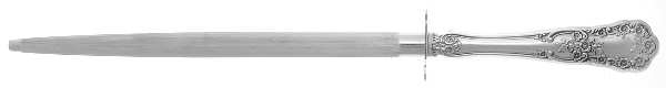 Buttercup (Sterling, "Gorham") Large Knife Sharpener-Steel Rod w/Sterling Guard