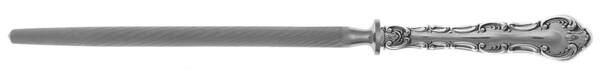 Strasbourg (Sterling, "Gorham", 1897) Sharpener Knife with Steel Rod HC