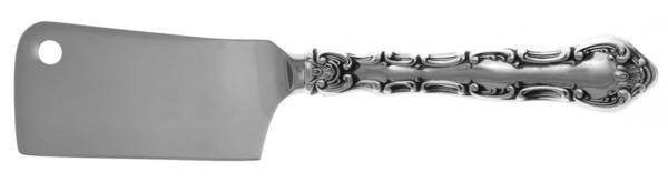 Strasbourg (Sterling, "Gorham", 1897) Cheese Cleaver with Stainless Blade HC