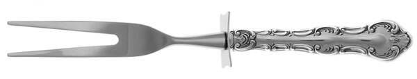Strasbourg (Sterling, "Gorham", 1897) Carving Fork Small with Stainless Prongs HC