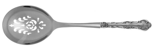 Strasbourg (Sterling, "Gorham", 1897) Casserole Spoon with Pierced Stainless Bowl HC