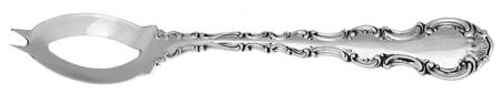 Strasbourg (Sterling, "Gorham", 1897) Olive Spoon Short with Pierced Bowl HC