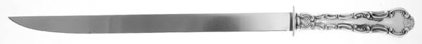 Strasbourg (Sterling, "Gorham", 1897) Large Stainless Blade Roast Carving Knife