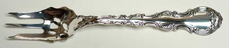 Strasbourg (Sterling, "Gorham", 1897) Pickle Fork Pierced with Short Handle HC
