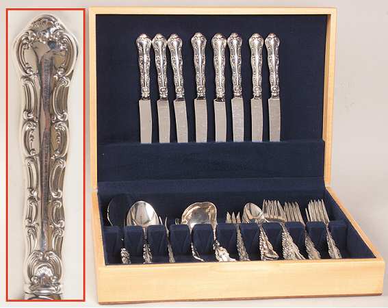 Strasbourg (Sterling, "Gorham", 1897) 53 Piece Set