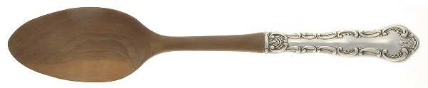 Strasbourg (Sterling, "Gorham", 1897) Salad Serving Spoon Wooden Bowl