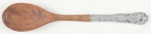 Strasbourg (Sterling, "Gorham", 1897) Salad Serving Spoon with Wooden Bowl