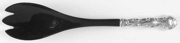 Strasbourg (Sterling, "Gorham", 1897) Salad Serving Fork with Plastic Prongs