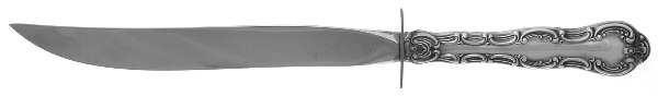 Strasbourg (Sterling, "Gorham", 1897) Small Steak Carving Knife with Stainless Blade