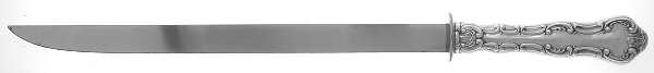 Strasbourg (Sterling, "Gorham", 1897) Large Stainless Blade Roast Carving Knife