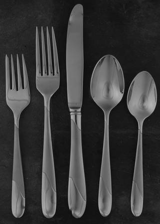 Aspen Frosted 5 Piece Place Setting