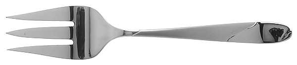 Aspen Frosted Medium Solid Cold Meat Serving Fork