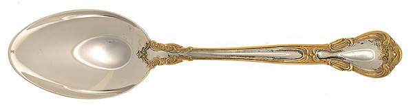 Chantilly Gold (Sterling, Gold Acct) Tablespoon (Serving Spoon)