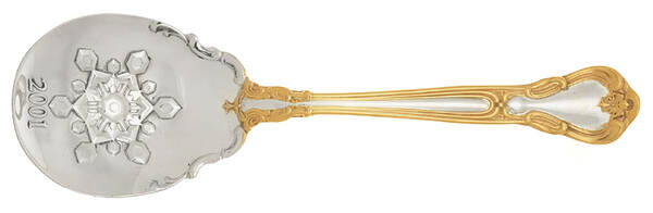 Chantilly Gold (Sterling, Gold Acct) Christmas Spoon
