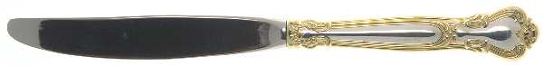 Chantilly Gold (Sterling, Gold Acct) Modern Hollow Knife (Place Size)