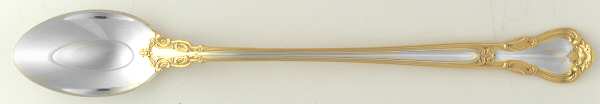 Chantilly Gold (Sterling, Gold Acct) Iced Tea Spoon