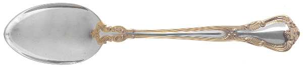Chantilly Gold (Sterling, Gold Acct) Oval Soup Spoon (Place Size)