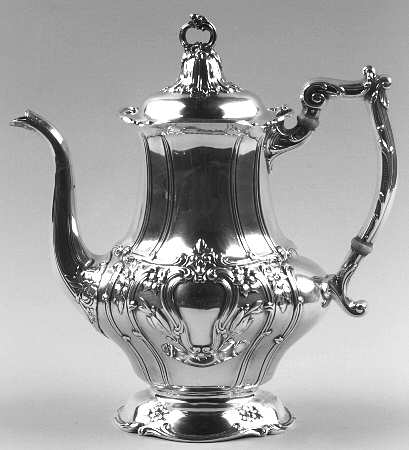 Chantilly-Floral (Sterling, Hollowware) Coffee Pot