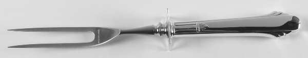 Hunt Club (Sterling, 1930) Small Steak Carving Fork with Stainless Prongs