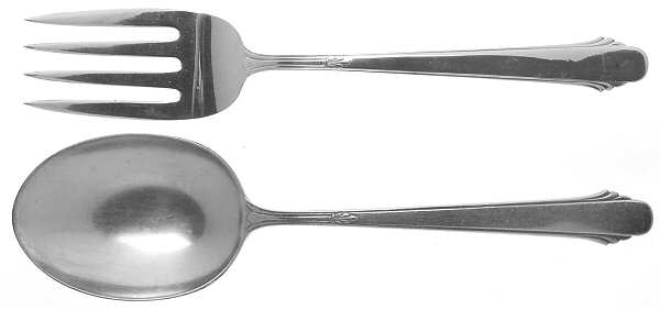 Hunt Club (Sterling, 1930) (2 Pc) Solid Salad Set
