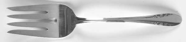 Fashion Lane (Sterling) Medium Solid Cold Meat Serving Fork