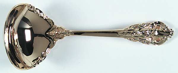 Baroque (Gold Electroplate) Solid Gravy Ladle