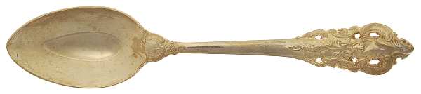 Baroque (Gold Electroplate) Place/Oval Soup Spoon