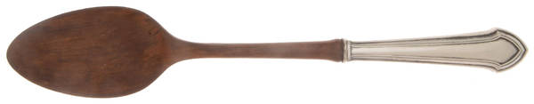 Essex (Sterling) Salad Serving Spoon with Wooden Bowl