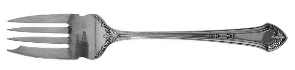 Lenox (Sterling) Small Solid Cold Meat Serving Fork