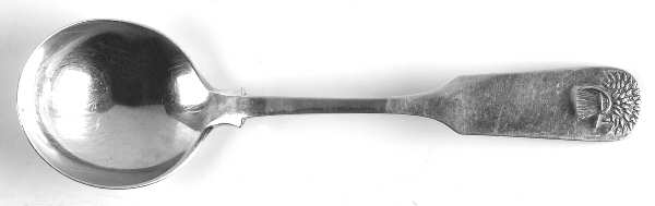 Sheaf of Wheat (Sterling, No Monograms) Round Bowl Soup Spoon (Cream Soup)