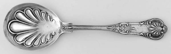 Kings (Sterling, 1876) Sugar Shell Spoon