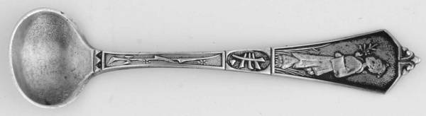 Japanese (Sterling, 1871) Master Salt Spoon