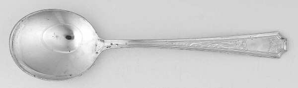 Fairfax-Engraved W (Sterling) Round Bowl Soup Spoon (Cream Soup)