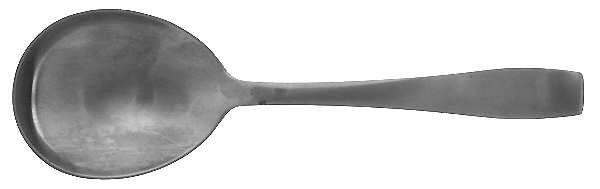 Plata (Stainless) Solid Salad Serving Spoon