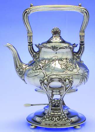 Ivu (Sterling, 1909, Hollowware Only) Kettle, Stand & Burner