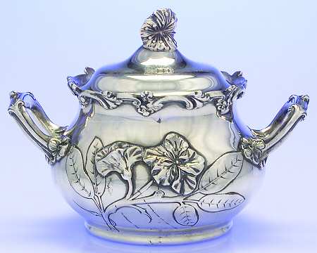 Ivu (Sterling, 1909, Hollowware Only) Sugar Bowl & Lid