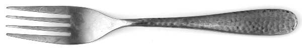Hammered Individual Salad Fork