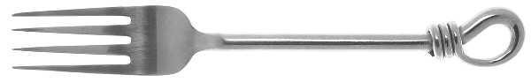 Rope Polished Fork