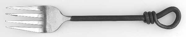 Rope Oxidized Individual Salad Fork
