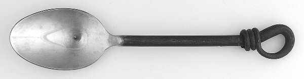 Rope Oxidized Place/Oval Soup Spoon