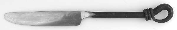 Rope Oxidized New French Solid Knife